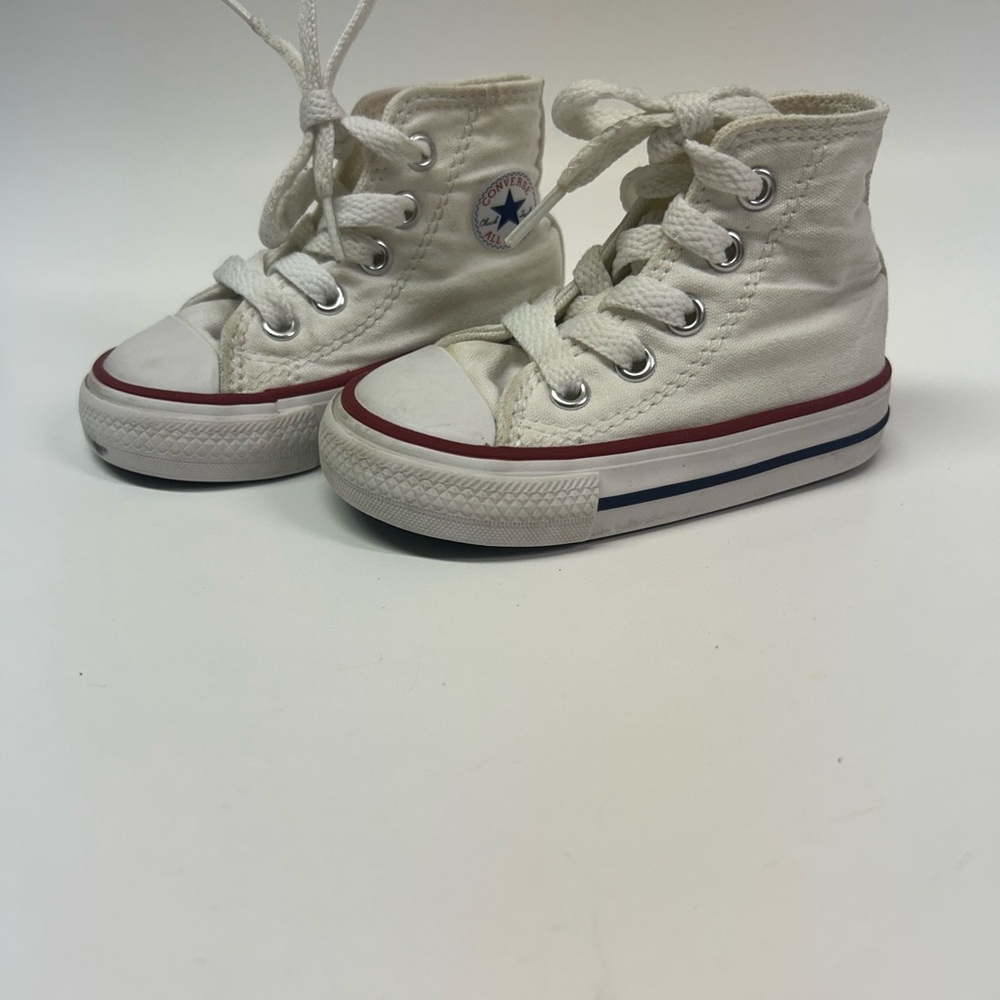 Converse All-Star Baby/Toddler white High-Top Sneakers size 4